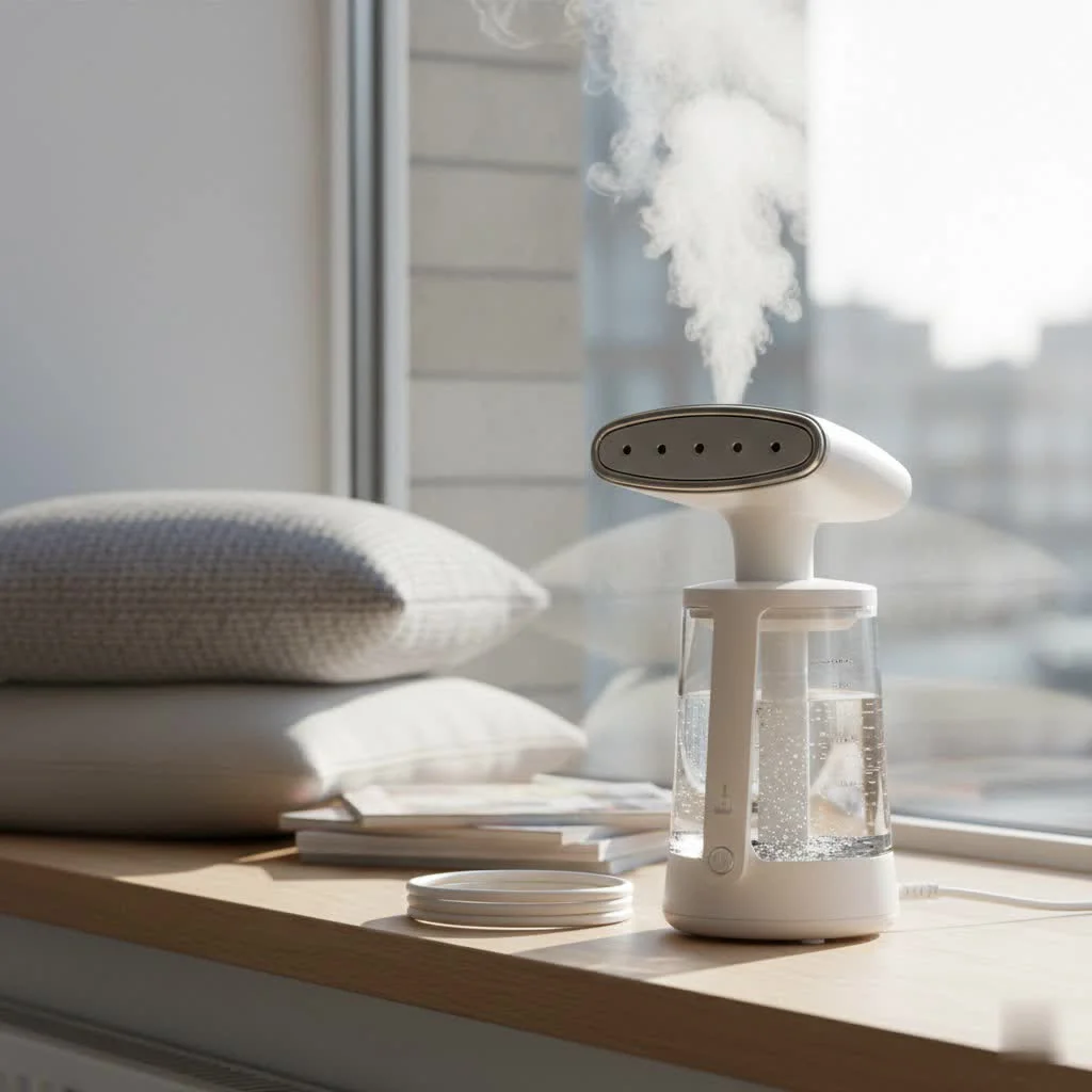 Garment steamer for wrinkle-free clothes