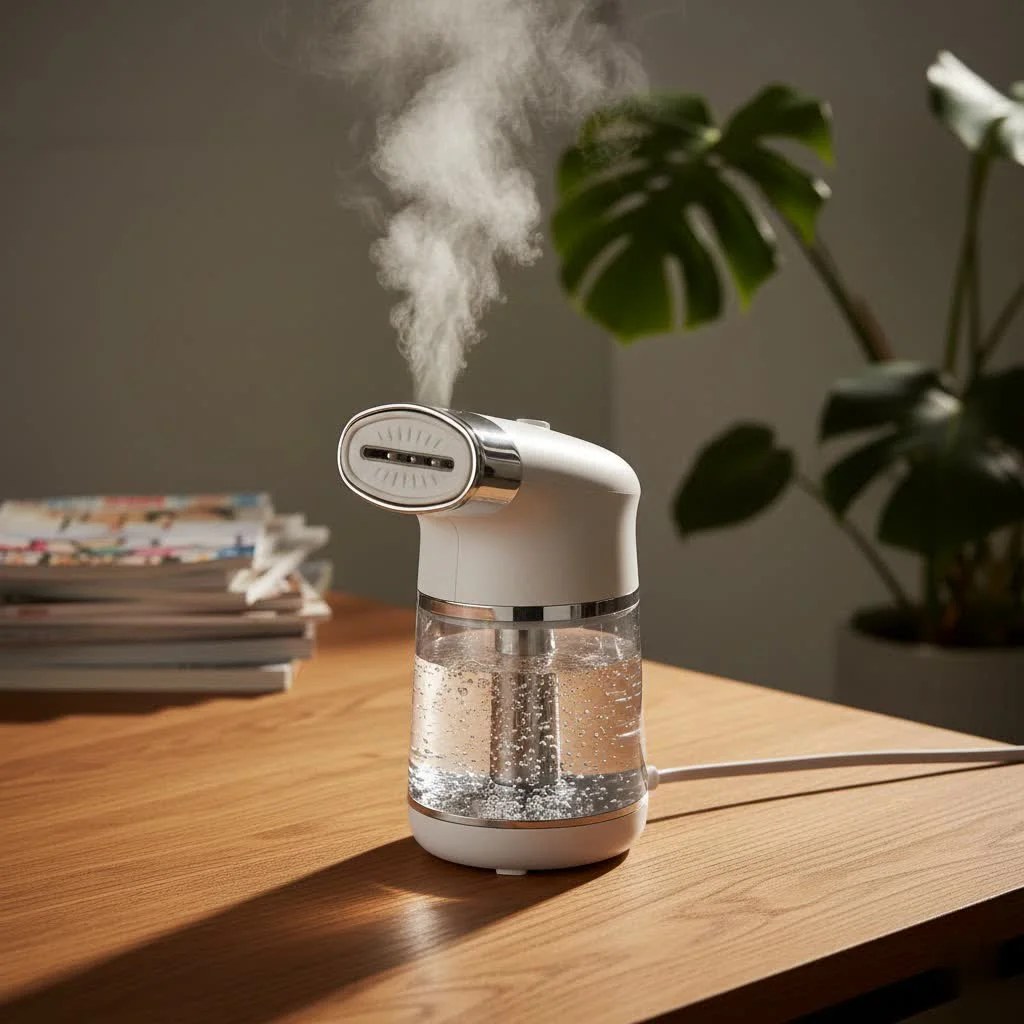 Garment steamer for wrinkle-free clothes