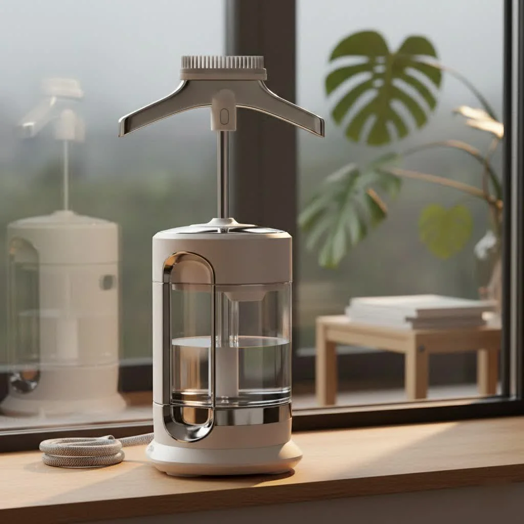 Full-size garment steamer for wrinkle-free clothes