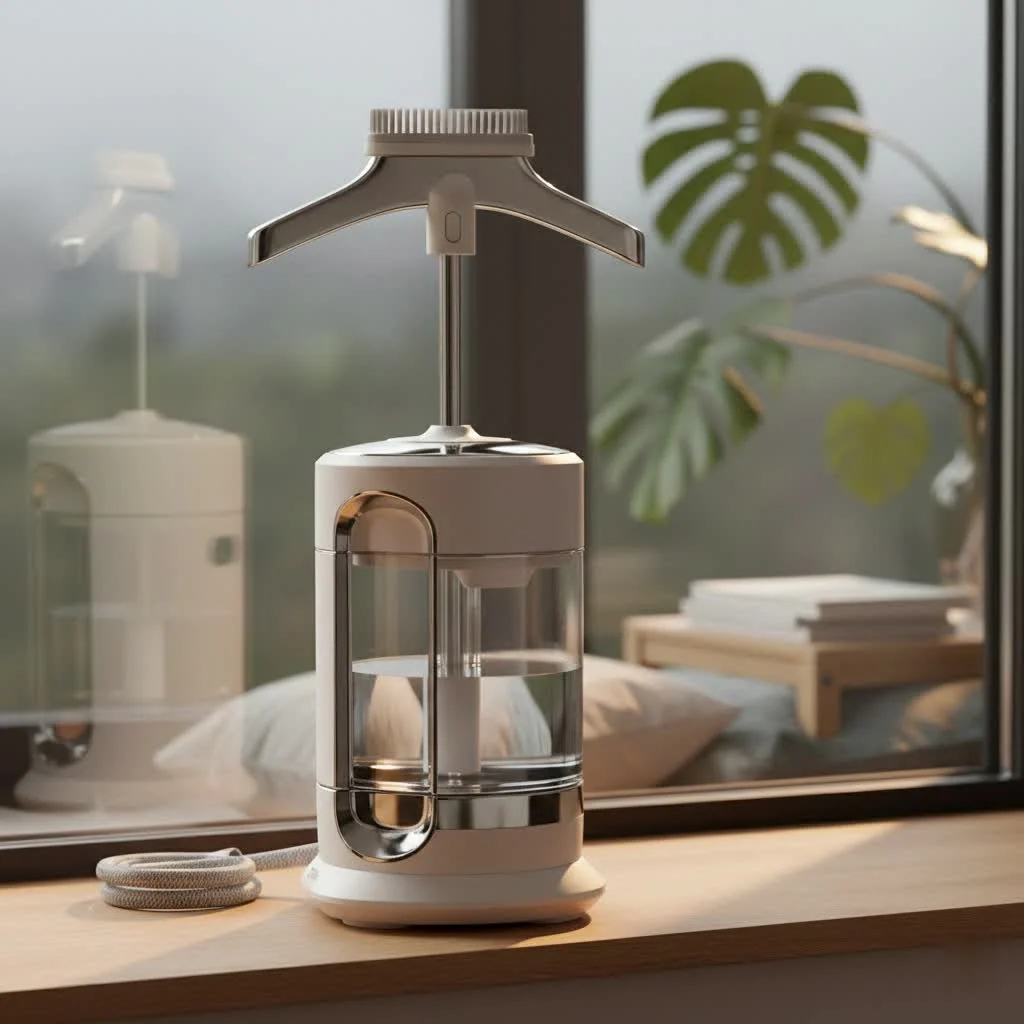 Garment steamer for wrinkle-free clothes